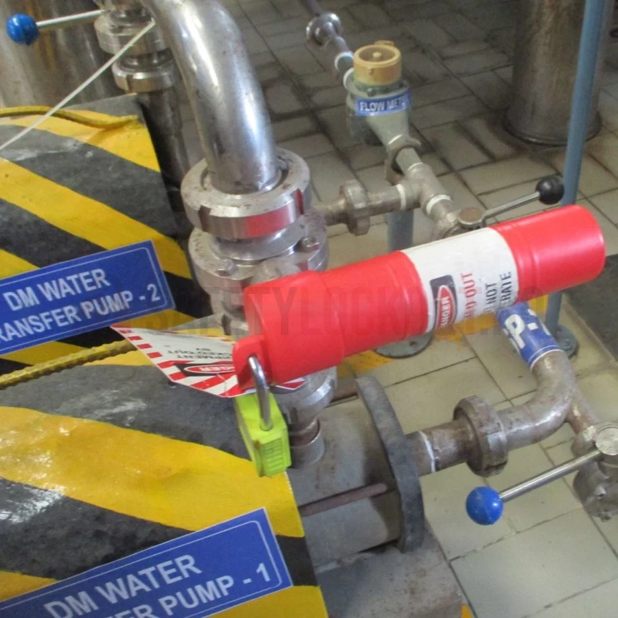 Dispozitiv de blocare pentru valvă fluture din oțel inoxidabil, 45 mm — Dispozitive de blocare pentru valve fluture | Safety Lockout