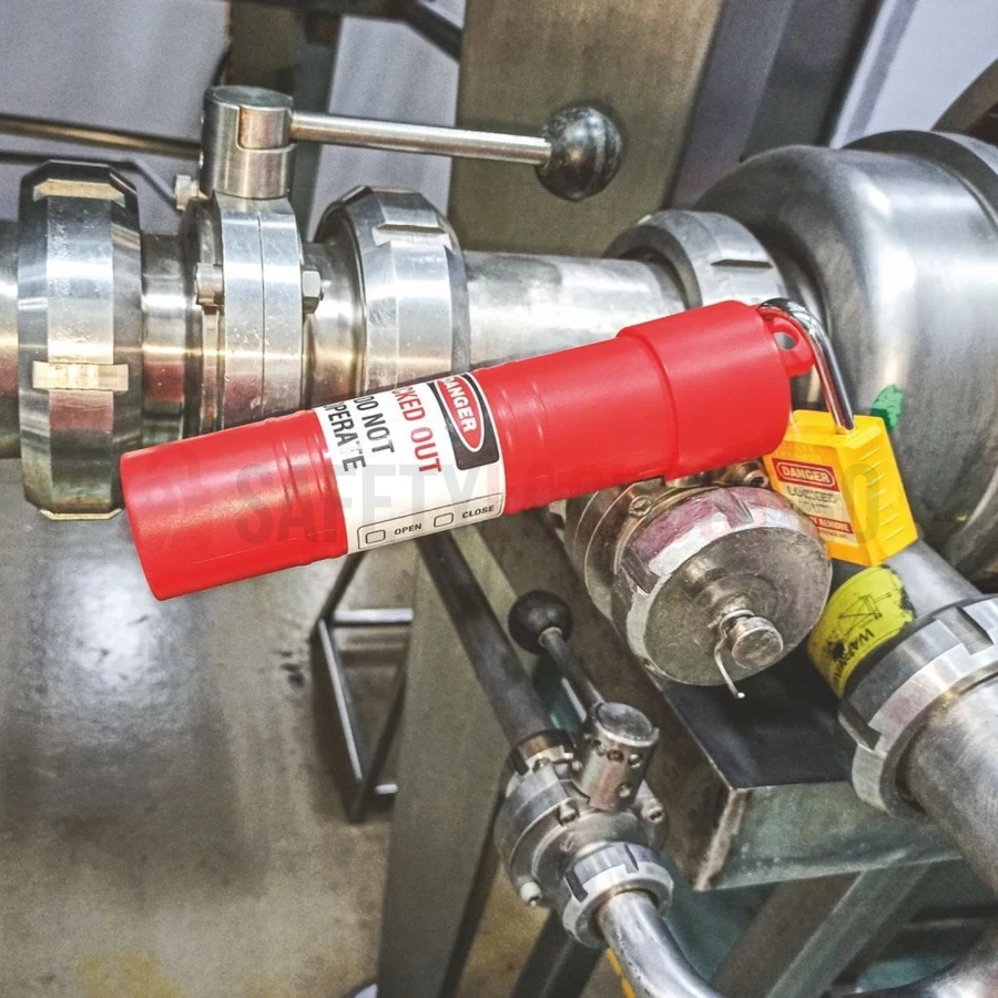 Dispozitiv de blocare pentru valve fluture din oțel inoxidabil, 50 mm — Dispozitive de blocare pentru valve fluture | Safety Lockout
