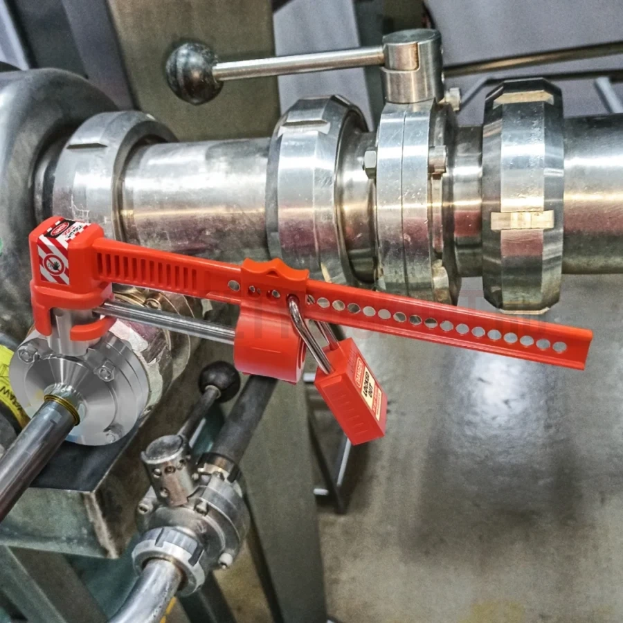 Dispozitiv reglabil de blocare pentru valvă fluture — Dispozitiv reglabil din oțel inoxidabil pentru blocare valvă fluture | Safety Lockout