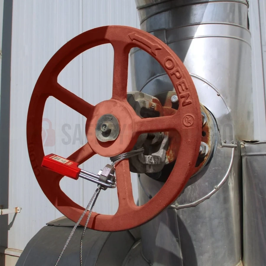 Cablu din oțel inoxidabil fără buclă — Dispozitive multipurpose cu cablu | Safety Lockout