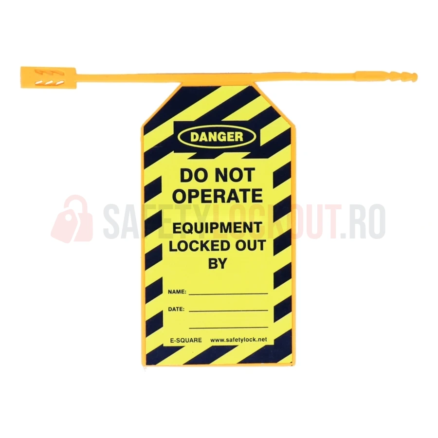 Sigiliu de blocare de unică folosință tip etichetă LOTO — Dispozitiv de blocare de unică folosință | Safety Lockout