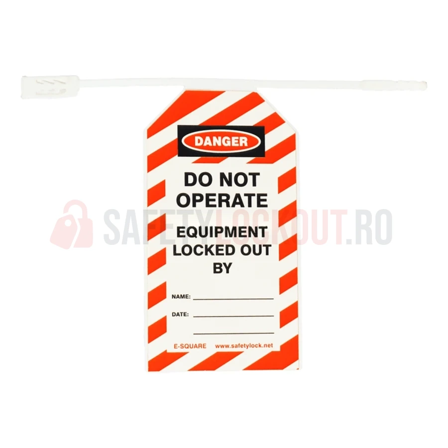 Sigiliu de blocare de unică folosință tip etichetă LOTO — Dispozitiv de blocare de unică folosință | Safety Lockout