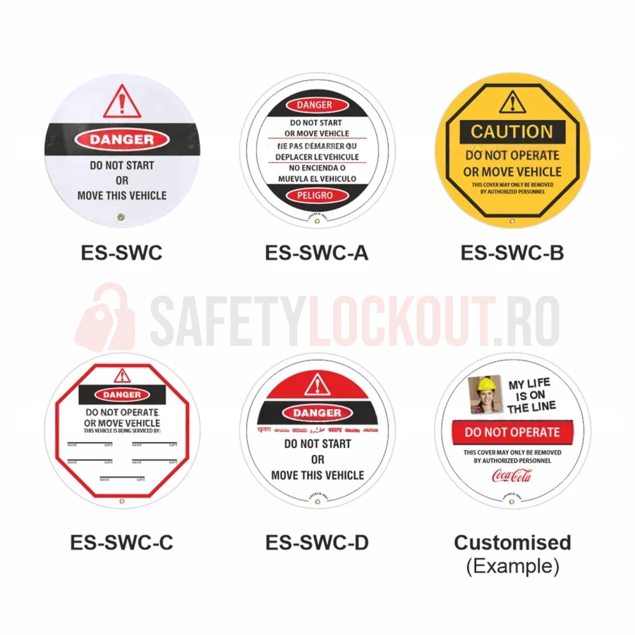 Husă de blocare pentru volan, diametru 50 cm — Huse pentru volan | Safety Lockout