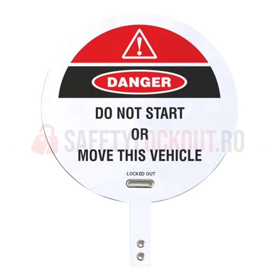 Husă de blocare pentru volan cu coadă de blocare, 60 cm — Huse de blocare pentru volan | Safety Lockout