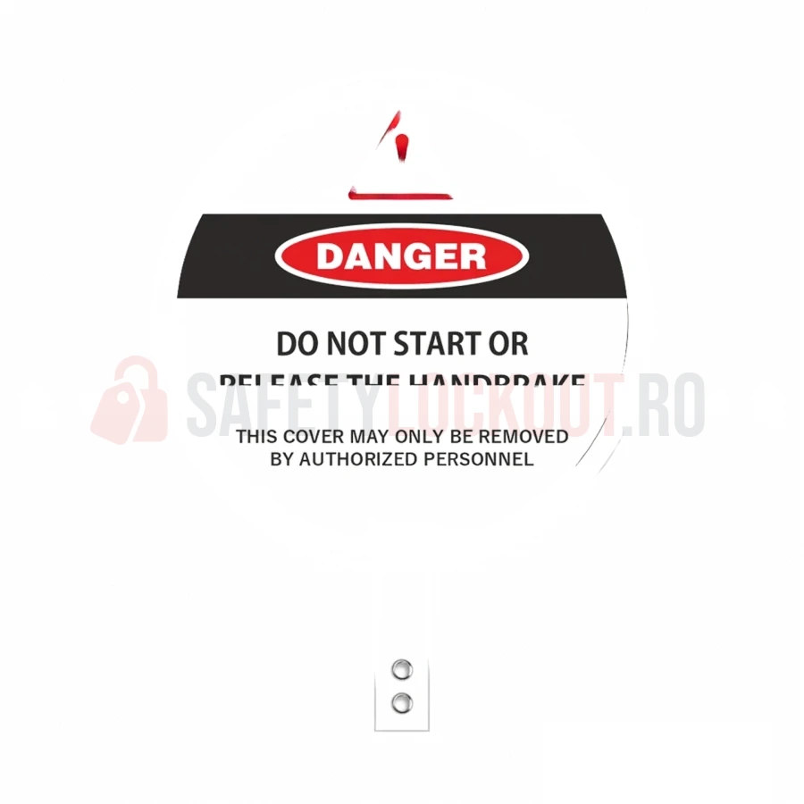 Husă de blocare pentru volan cu coadă de blocare – Model B — Huse de blocare pentru volan | Safety Lockout