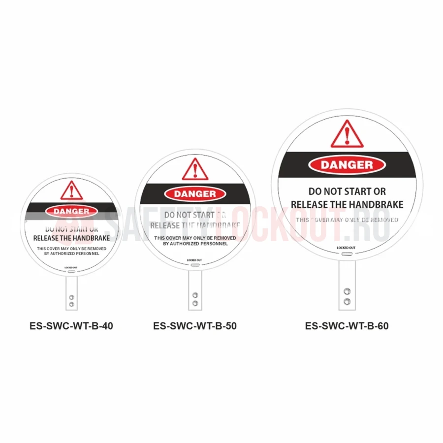 Husă de blocare pentru volan cu coadă de blocare – Model B — Huse de blocare pentru volan | Safety Lockout