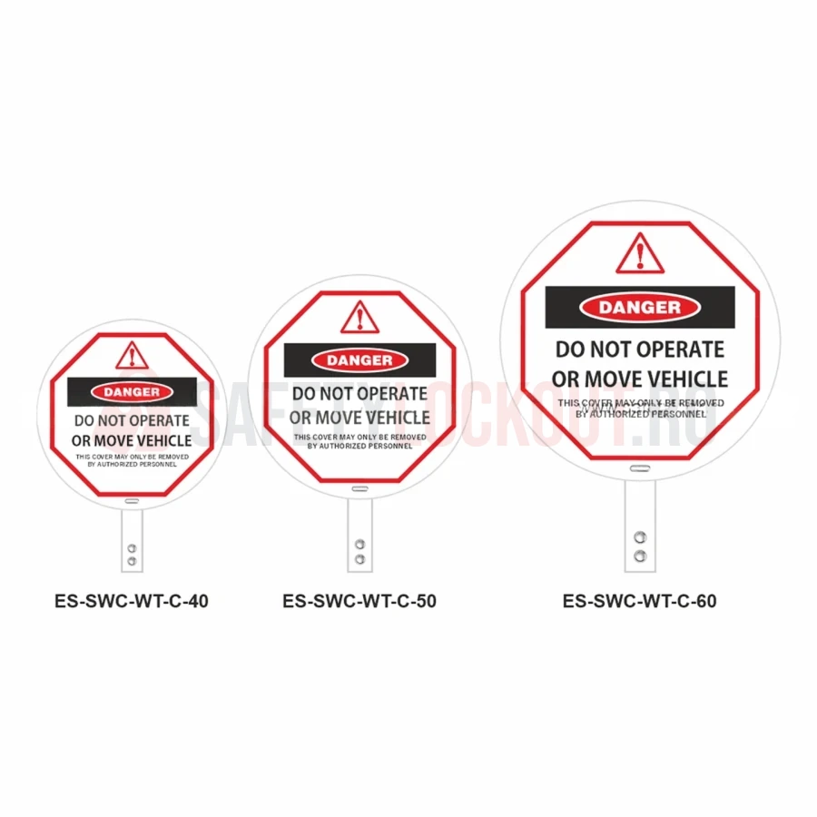 Husă de blocare pentru volan cu coadă de blocare — Model C — Huse de blocare pentru volan | Safety Lockout