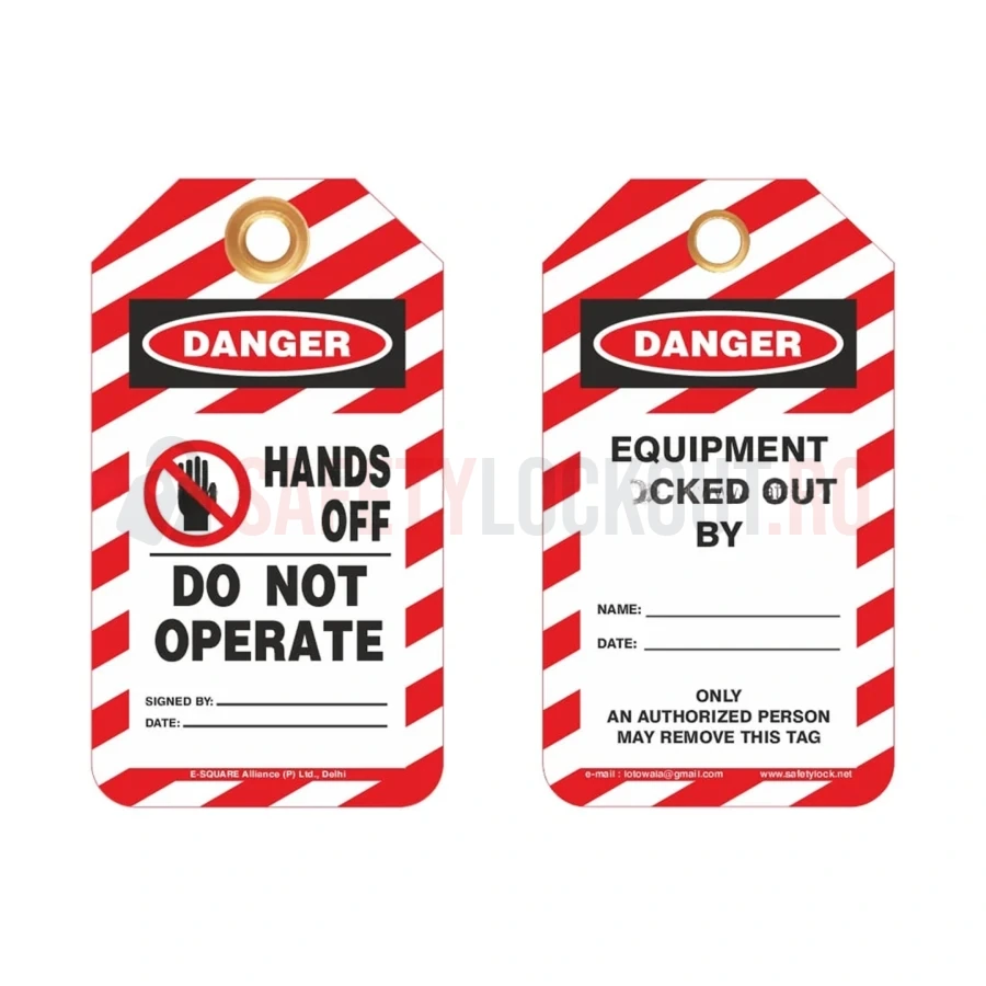 Etichete de blocare LOTO — Hands Off — Do Not Operate — Etichete de blocare LOTO | Safety Lockout