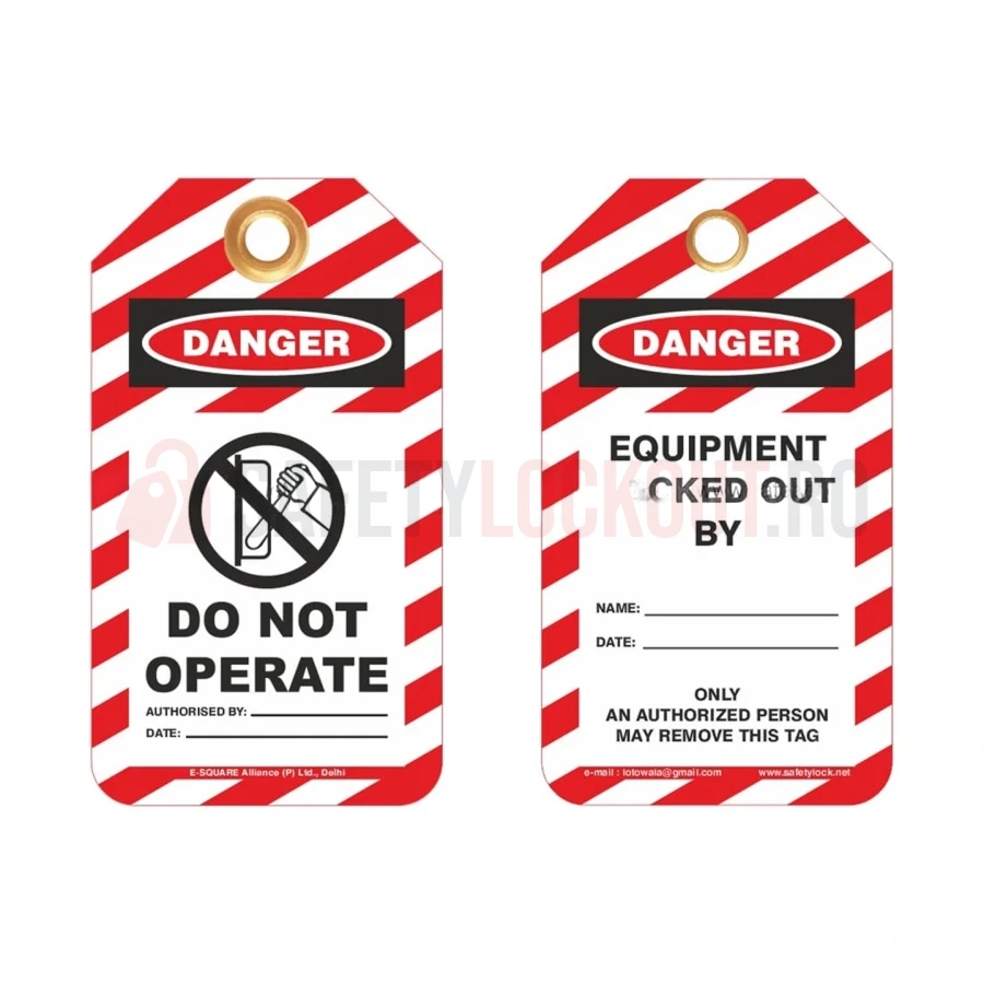 Etichete de blocare LOTO — Danger Do Not Operate — Etichete de blocare LOTO | Safety Lockout