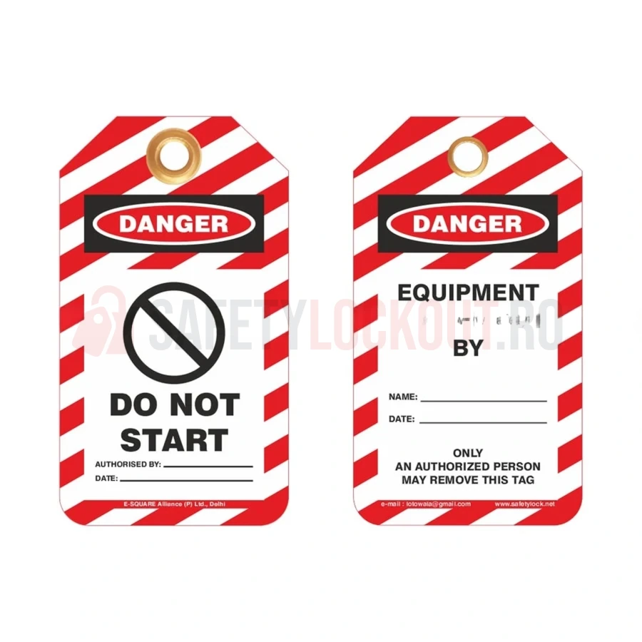 Etichete de blocare LOTO — Danger Do Not Start — Etichete de blocare LOTO | Safety Lockout