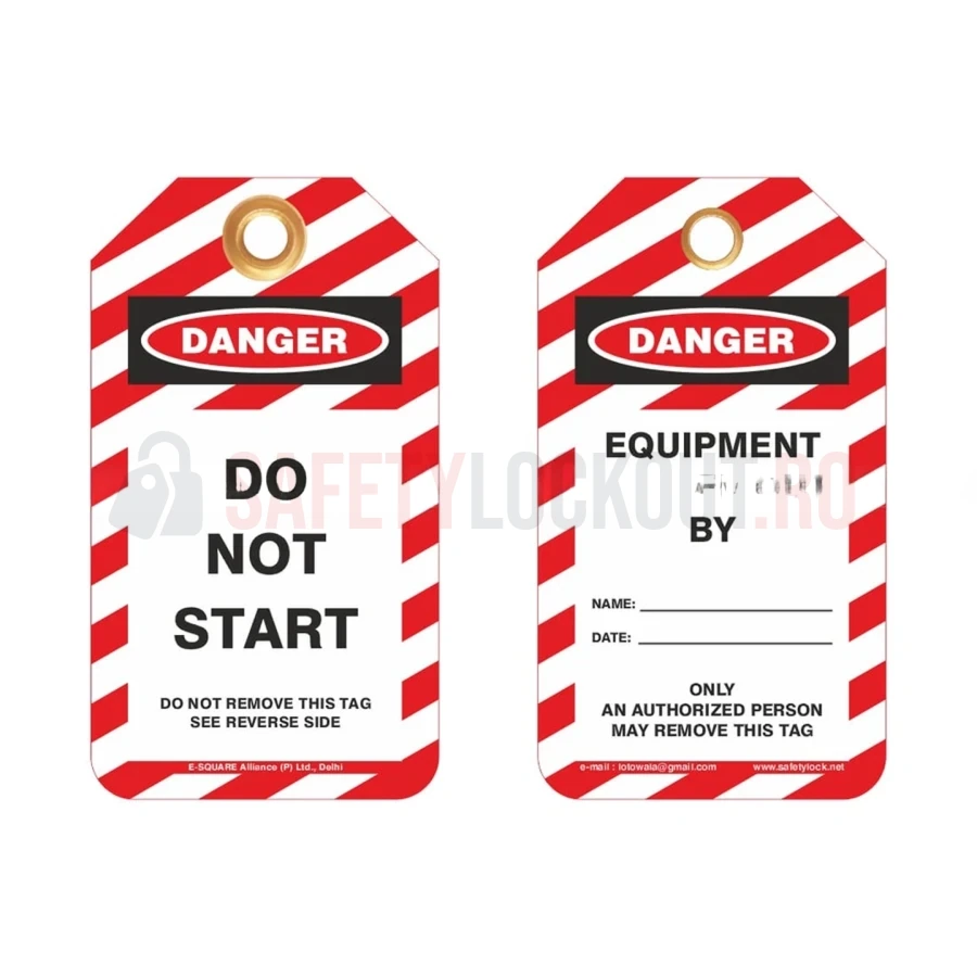 Etichete de blocare LOTO „Do Not Start” — Etichete de blocare LOTO | Safety Lockout