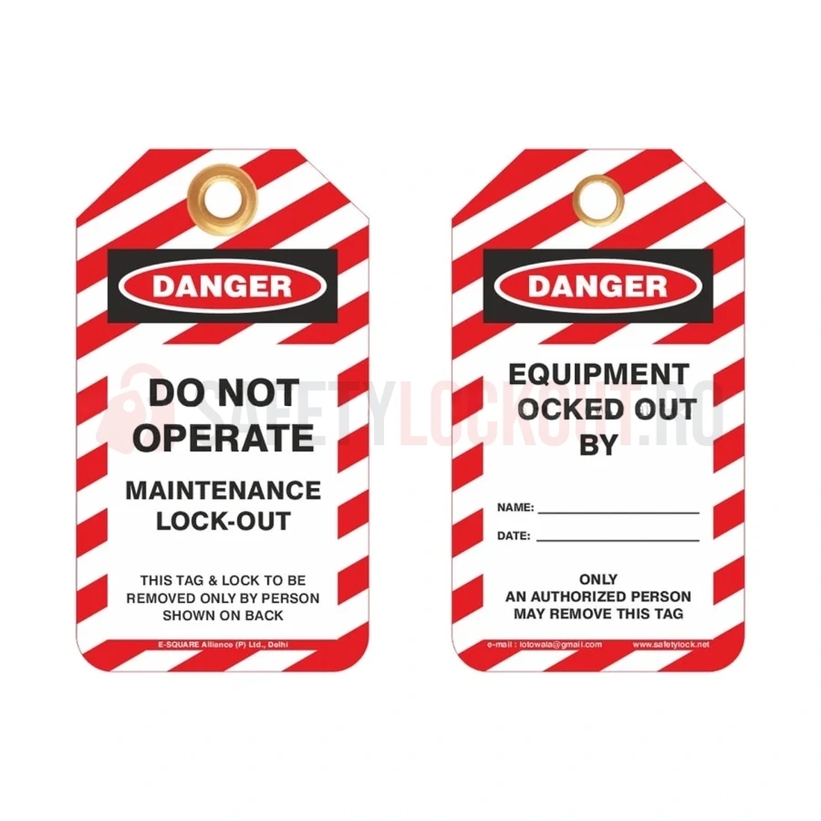 Etichete de blocare LOTO — Do Not Operate / Mentenanță — Etichete de blocare LOTO | Safety Lockout