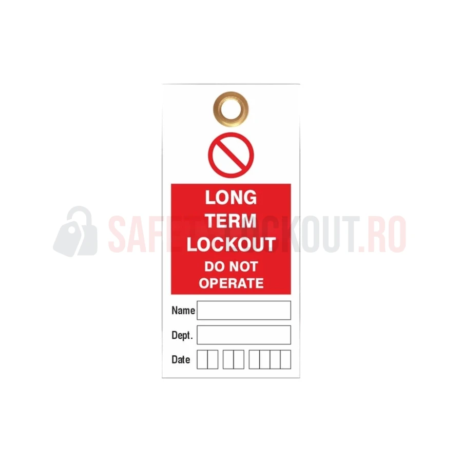 Etichete LOTO personalizate — Blocare pe termen lung — Etichete LOTO personalizate | Safety Lockout