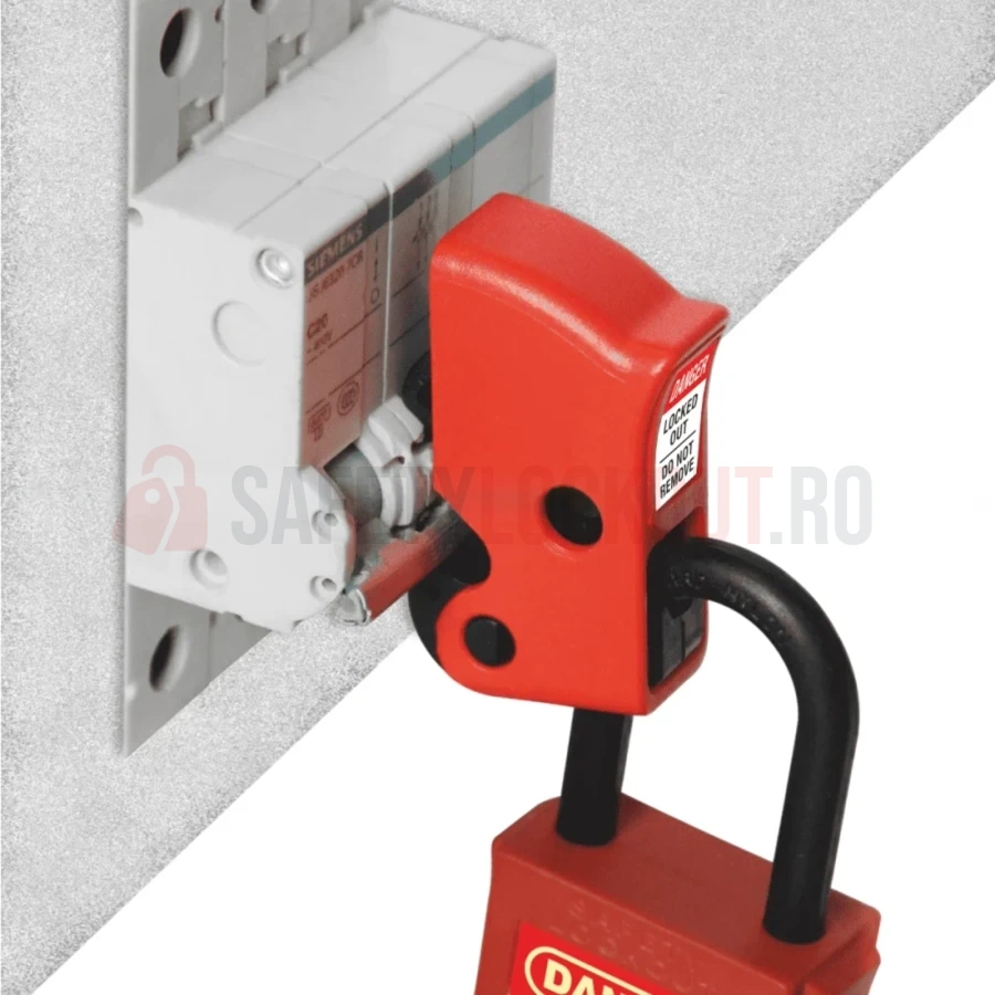 Kit Combo 2 Dispozitive Blocare Disjunctor Fără Unelte — Dispozitiv de blocare pentru disjunctor | Safety Lockout