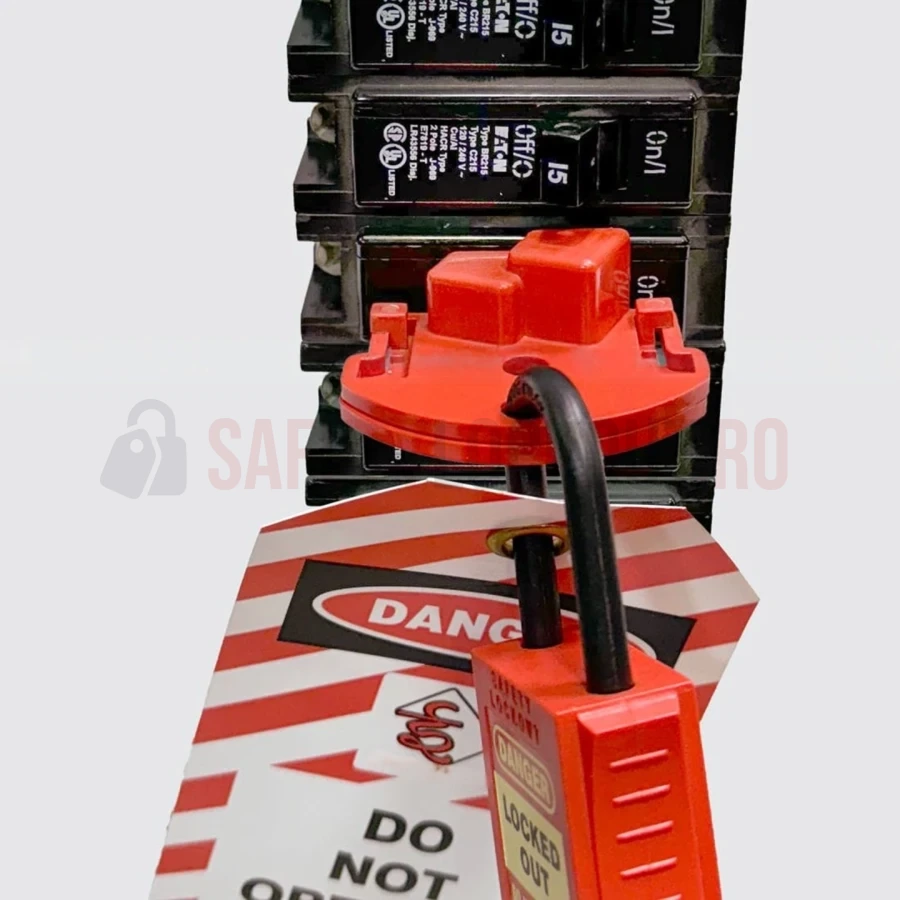 Dispozitiv de Blocare Disjunctor Monopolar Top Slide — Dispozitiv de blocare pentru disjunctor | Safety Lockout