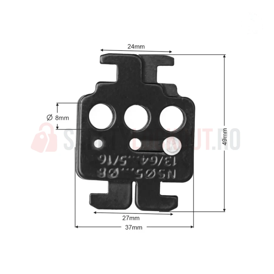 Hasp de Blocare Toggle Negru pentru Merlin Gerin — Dispozitiv de blocare pentru disjunctor | Safety Lockout