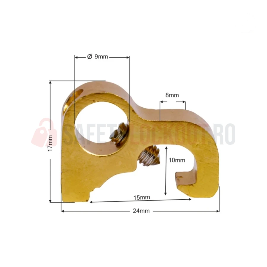 Dispozitiv de Blocare Disjunctor Miniatură Golden Toggle — Dispozitiv de blocare pentru disjunctor | Safety Lockout