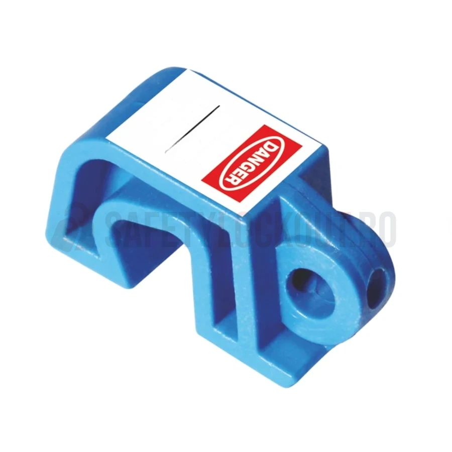 Dispozitiv Universal de Blocare Disjunctor Miniatură - Albastru — Dispozitiv de blocare pentru disjunctor | Safety Lockout