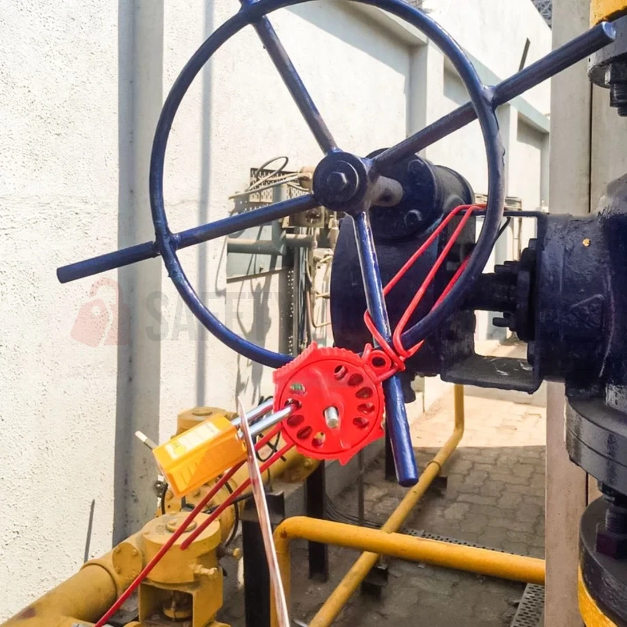 Dispozitiv multipurpose de blocare cu cablu, cablu oțel 2 m, 4 mm — Dispozitive multipurpose cu cablu | Safety Lockout