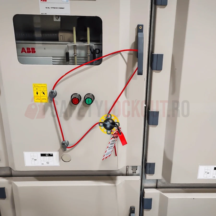 Dispozitiv multipurpose universal de blocare cu cablu, galben-negru — Dispozitive multipurpose cu cablu | Safety Lockout