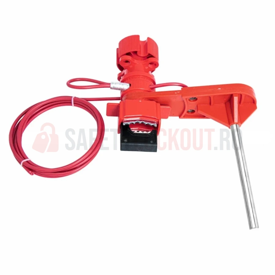 Dispozitiv universal de blocare pentru valve cu cablu de 2 m și braț mic — Dispozitive universale de blocare pentru valve | Safety Lockout