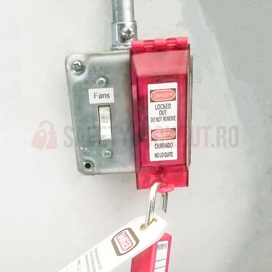 Dispozitiv Universal de Blocare Întrerupător de Perete — Dispozitiv de blocare pentru disjunctor | Safety Lockout