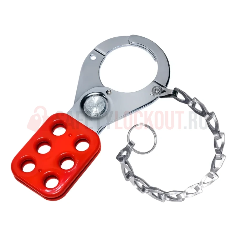 Hasp LOTO cu lanț din oțel inoxidabil de 15 cm, Premier — Hasp LOTO | Safety Lockout