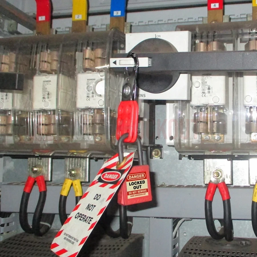 Hasp LOTO metalic mic cu blocare dublă și înveliș din vinil, 25 mm — Hasp LOTO | Safety Lockout