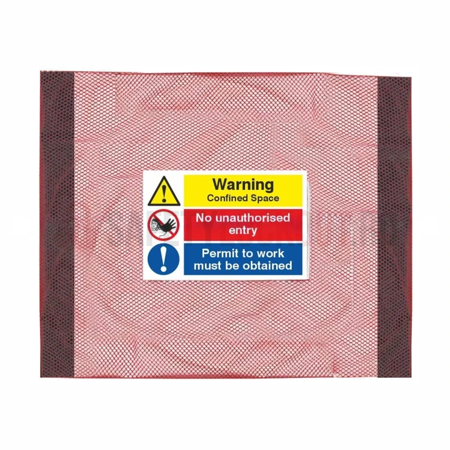 Husă cu Velcro pentru spații închise, medie pătrată, 40 x 40 — Huse de blocare pentru spații închise | Safety Lockout