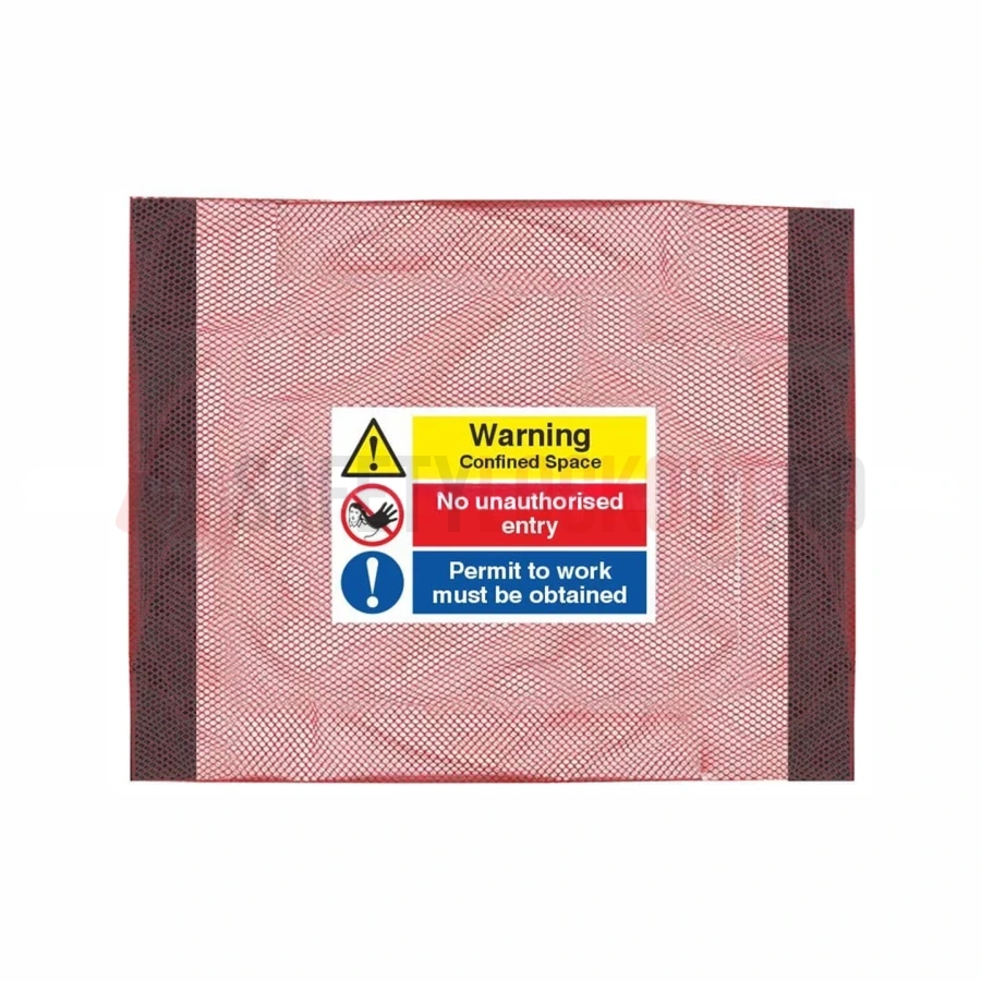 Husă cu Velcro pentru spații închise, pătrată, 30 x 30 — Huse de blocare pentru spații închise | Safety Lockout