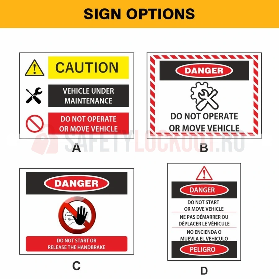 Indicator magnetic auto pentru vehicule, model mic — Indicatoare magnetice | Safety Lockout