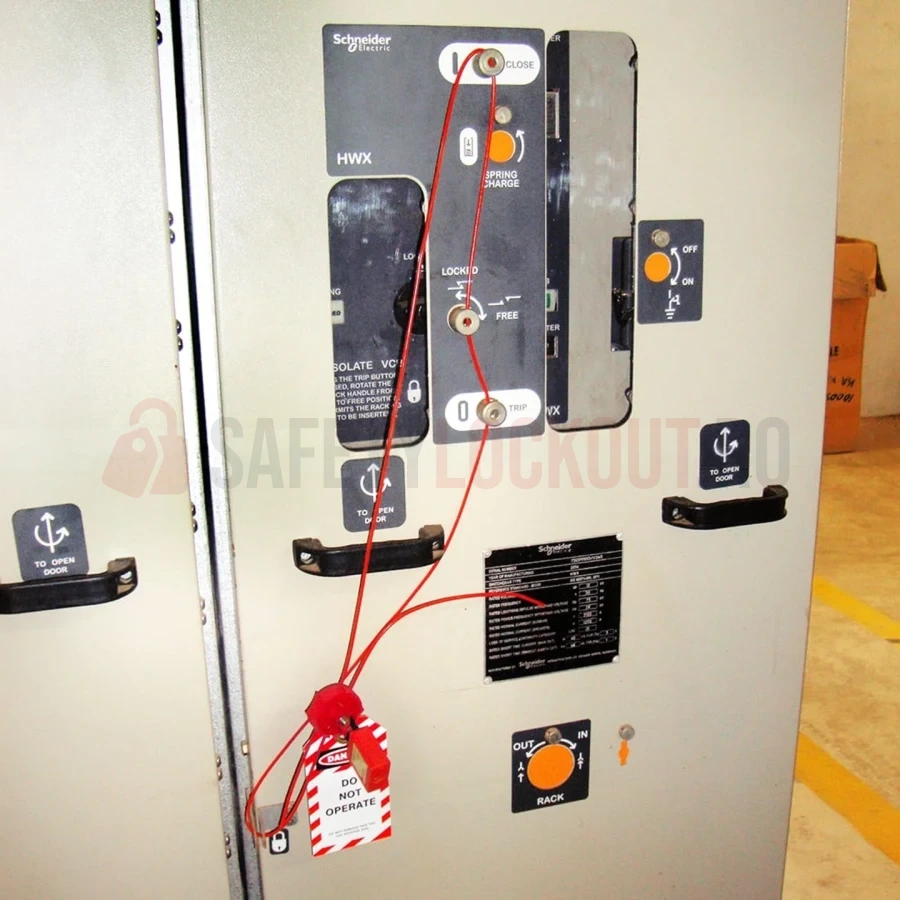 Cablu din oțel învelit în vinil, fără buclă — Dispozitive multipurpose cu cablu | Safety Lockout