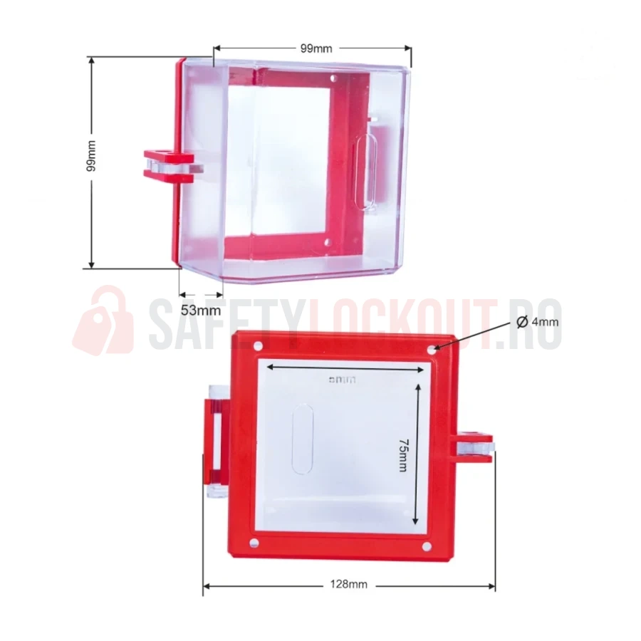 Dispozitiv de blocare pentru întrerupător de perete, model mic — Dispozitive de blocare pentru panouri electrice | Safety Lockout