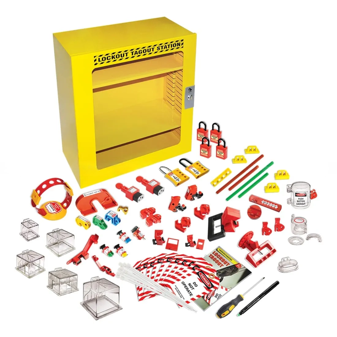 Imagine pentru Kit LOTO Departamental pentru Electricieni cu Stație