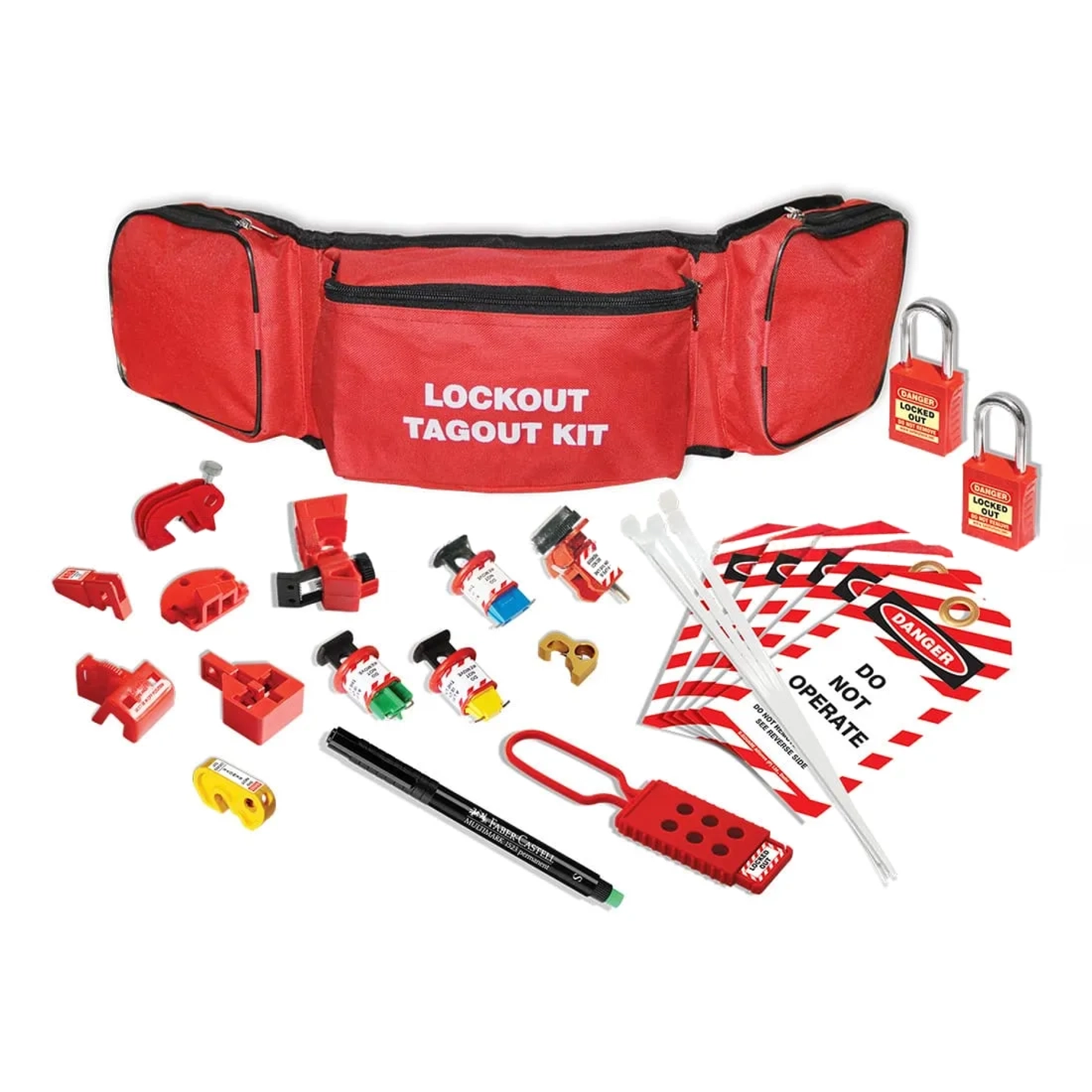 Imagine pentru Kit LOTO Electric Economic cu Borsetă de Șold