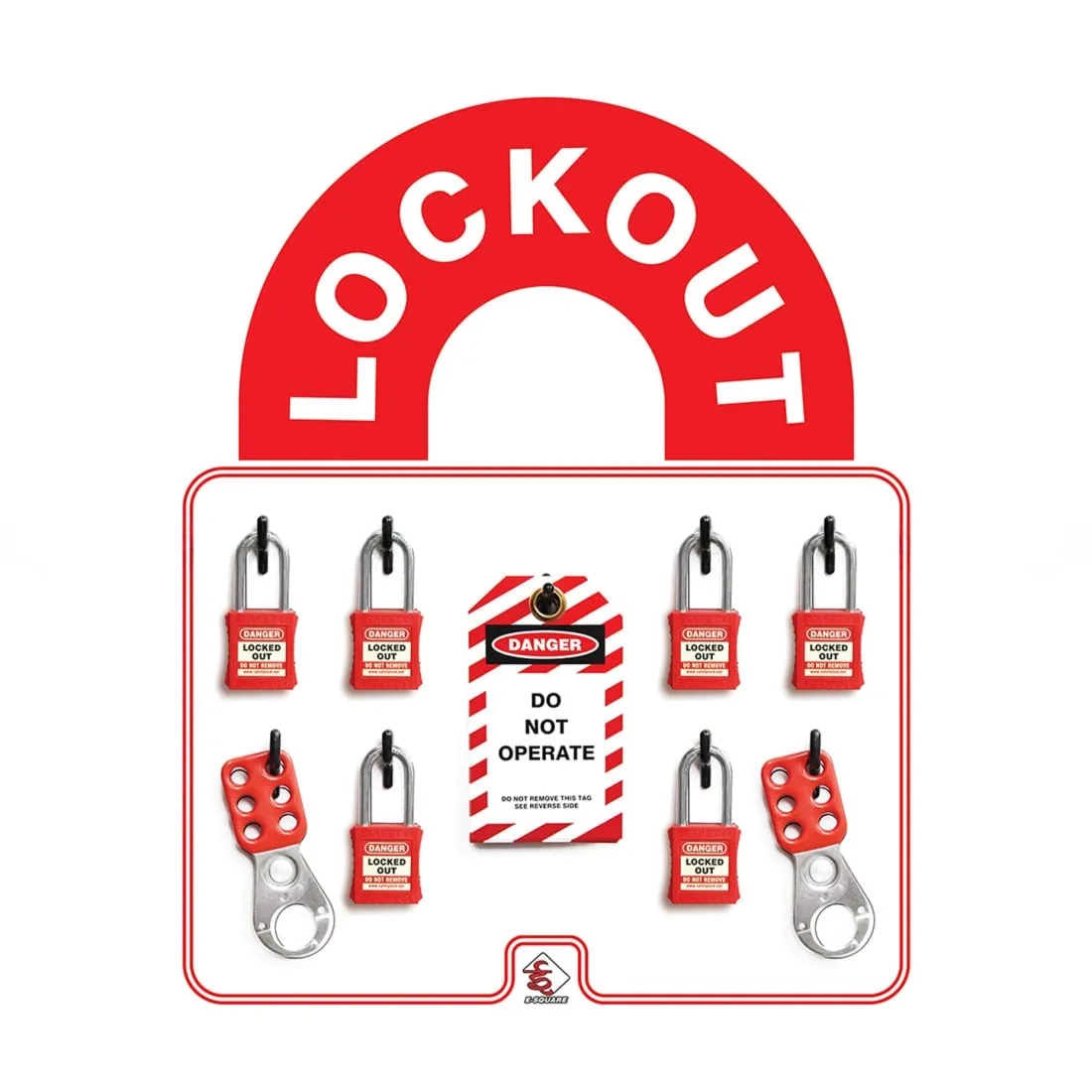 Imagine pentru Panou Shadow LOTO Mini cu Accesorii